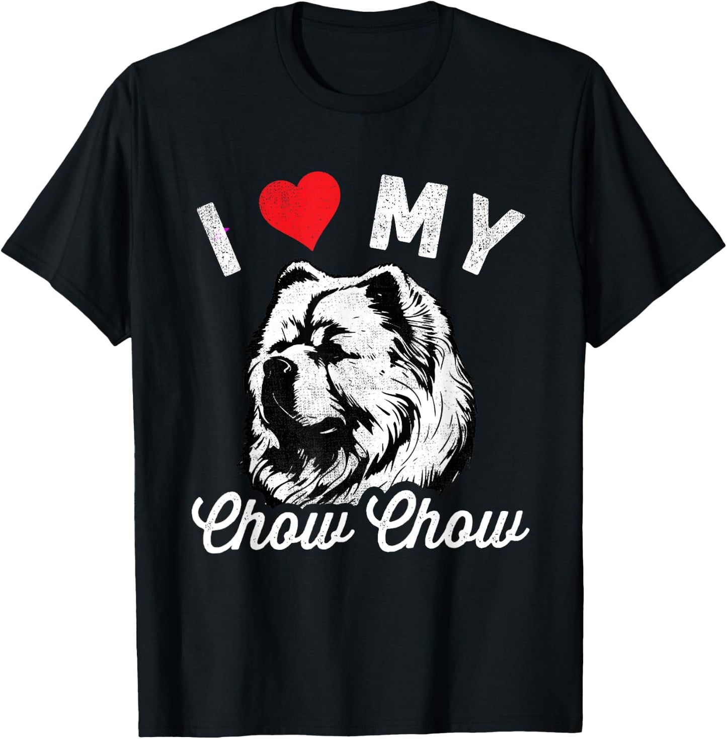 I Love My Chow Chow I Heart My Chow Chow T-Shirt - T-Shirt | Black