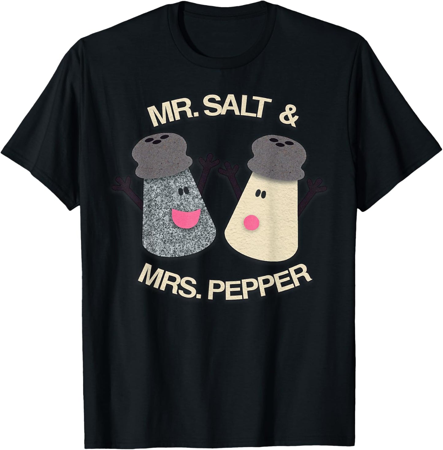 Blue's Clues Mr. Salt & Mrs. Pepper T-Shirt - T-Shirt | Black