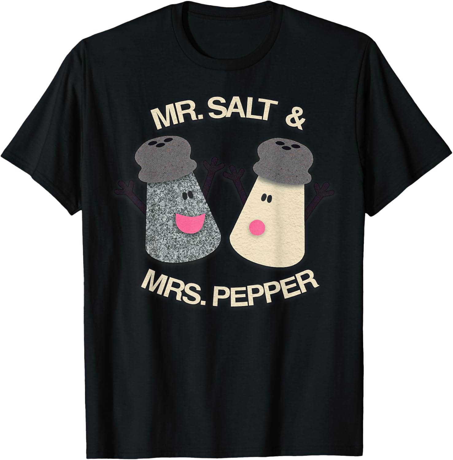 Blue's Clues Mr. Salt & Mrs. Pepper T-Shirt - T-Shirt | Black