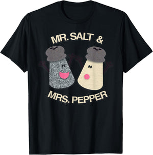 Blue's Clues Mr. Salt & Mrs. Pepper T-Shirt - T-Shirt | Black