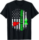 Liver Donor Survivor Warrior Organ Donation American Flag T-Shirt - T-Shirt | Black