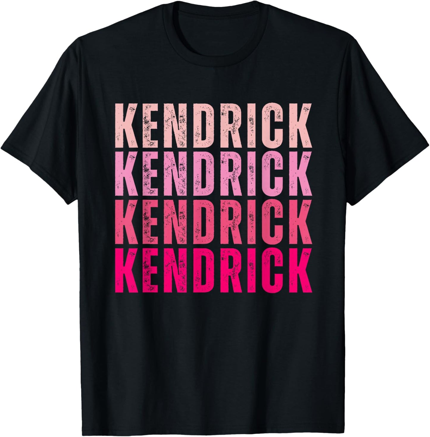 Personalized Name Kendrick I Love Kendrick Vintage T-Shirt - T-Shirt | Black