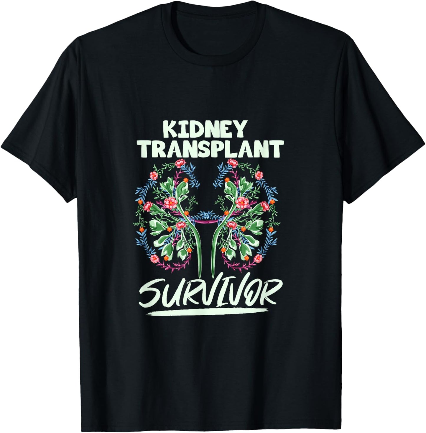 Kidney Transplant Design for an Organ Recipient T-Shirt - T-Shirt | Black