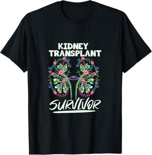 Kidney Transplant Design for an Organ Recipient T-Shirt - T-Shirt | Black