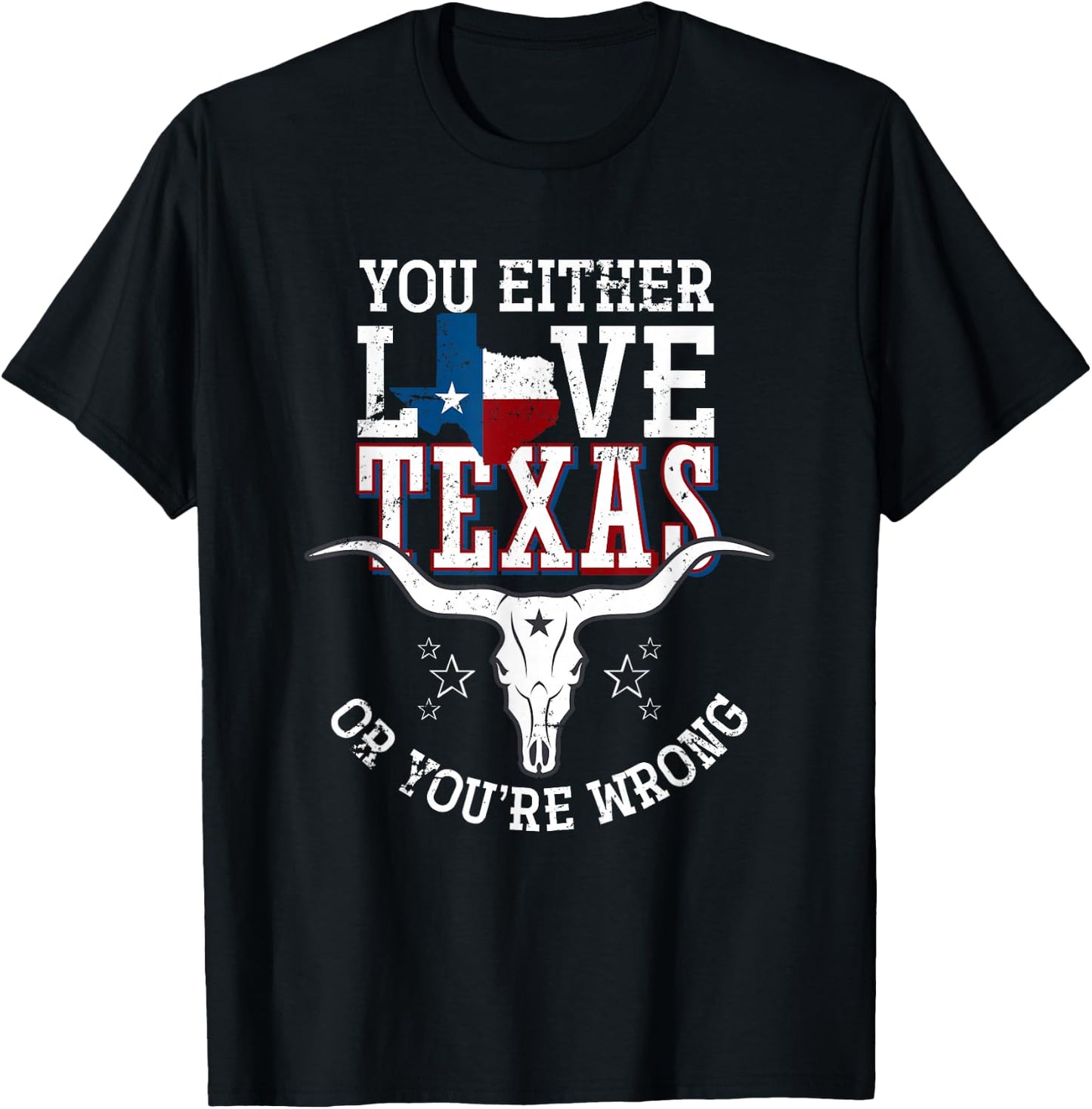 Funny Patriotic Texan USA Pride Gift Texas T-Shirt - T-Shirt | Black