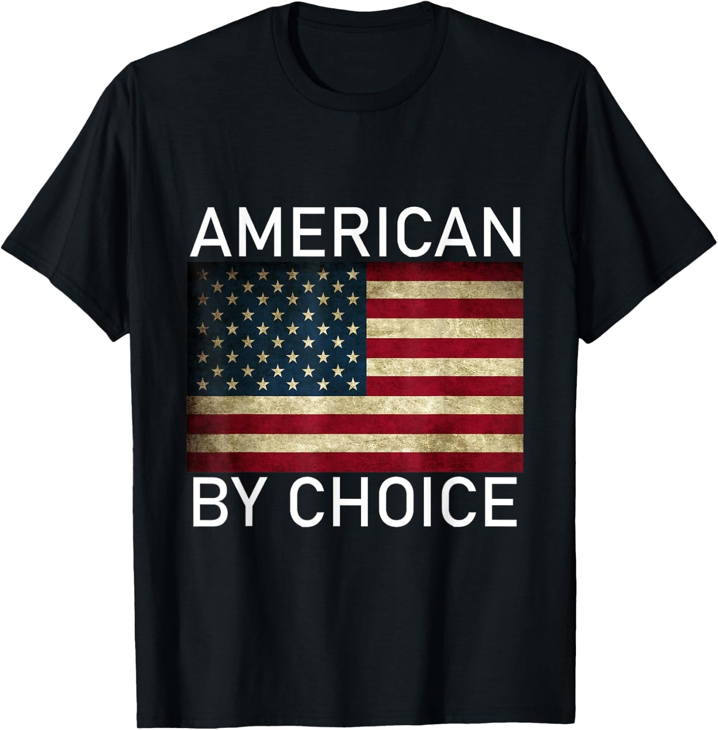 American By Choice US Citizenship Gift T-Shirt - T-Shirt | Black