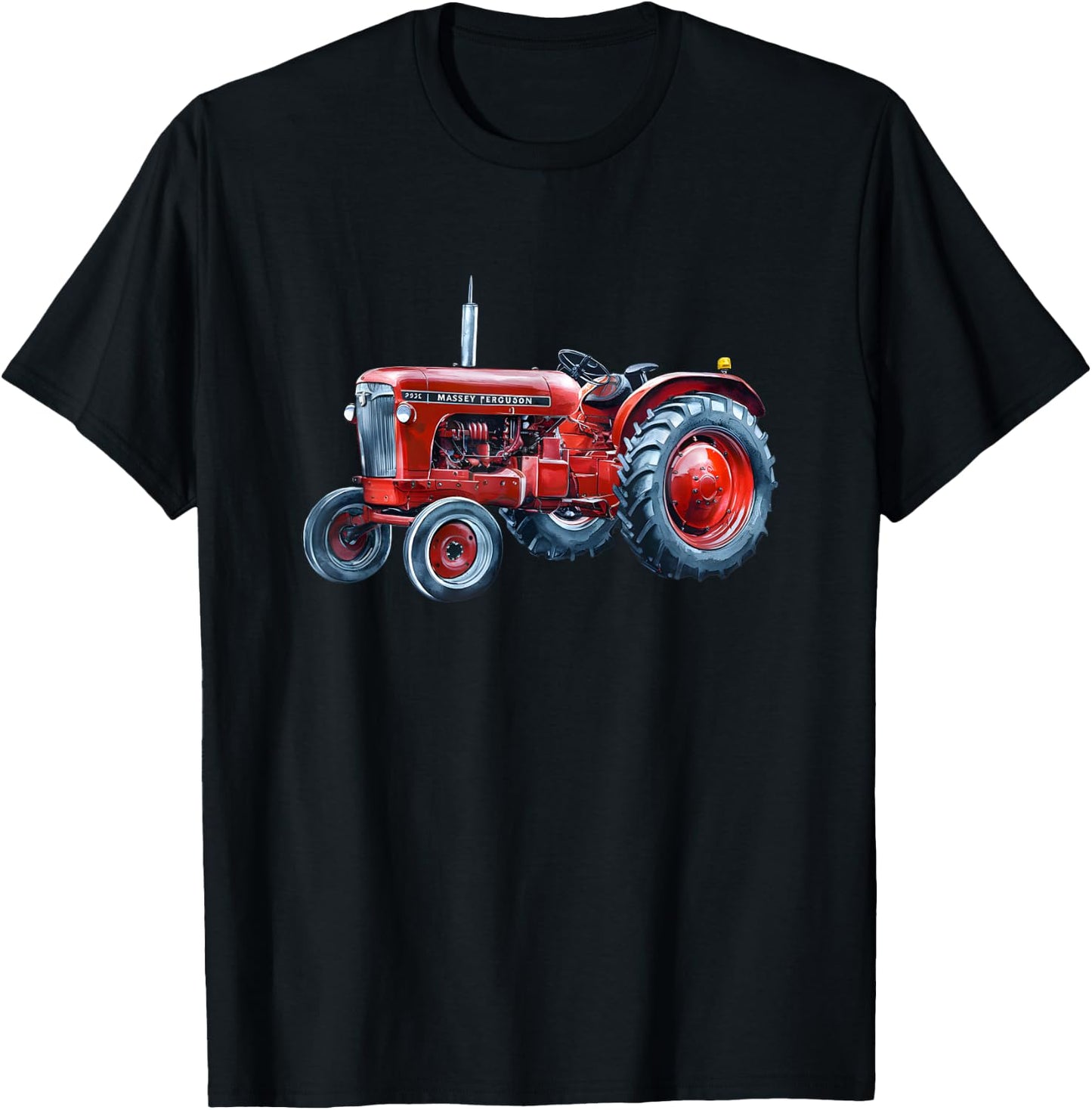 Masey Ferguson tractors 365 Tractor Farming Print T-Shirt - T-Shirt | Black