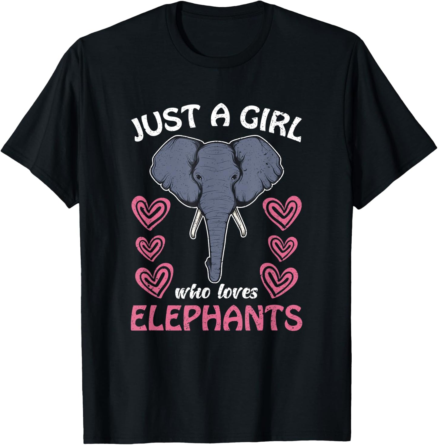 Africa Elephant Wildlife Women Gift Elephant T-Shirt - T-Shirt | Black