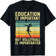 Cool Volleyball Women Teen Team Player College Coach T-Shirt - T-Shirt | Black