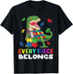 T rex Dinosaur Puzzle Piece Autism Awareness Boys Kids Gift T-Shirt - T-Shirt | Black