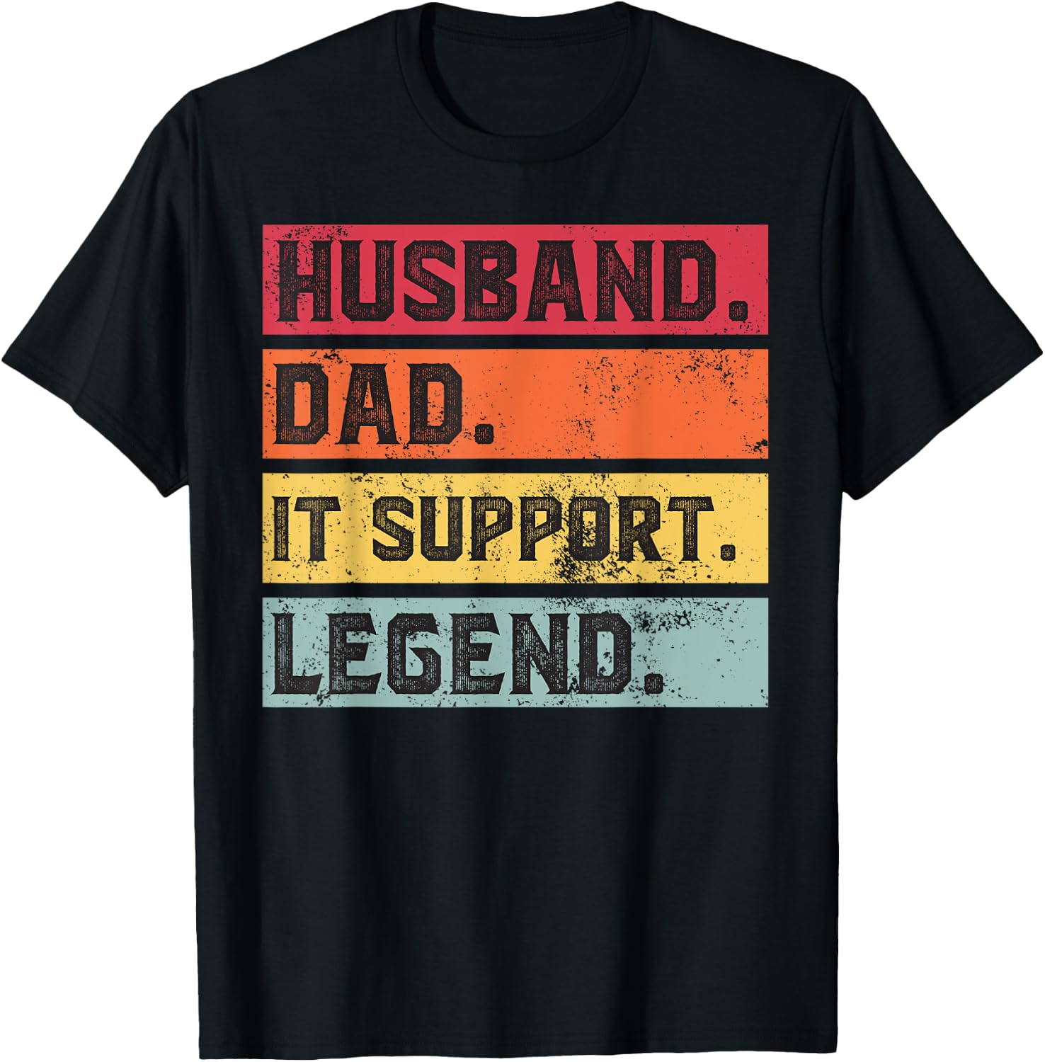 Husband Dad IT Support Legend IT Support Tech Women T-Shirt - T-Shirt | Black