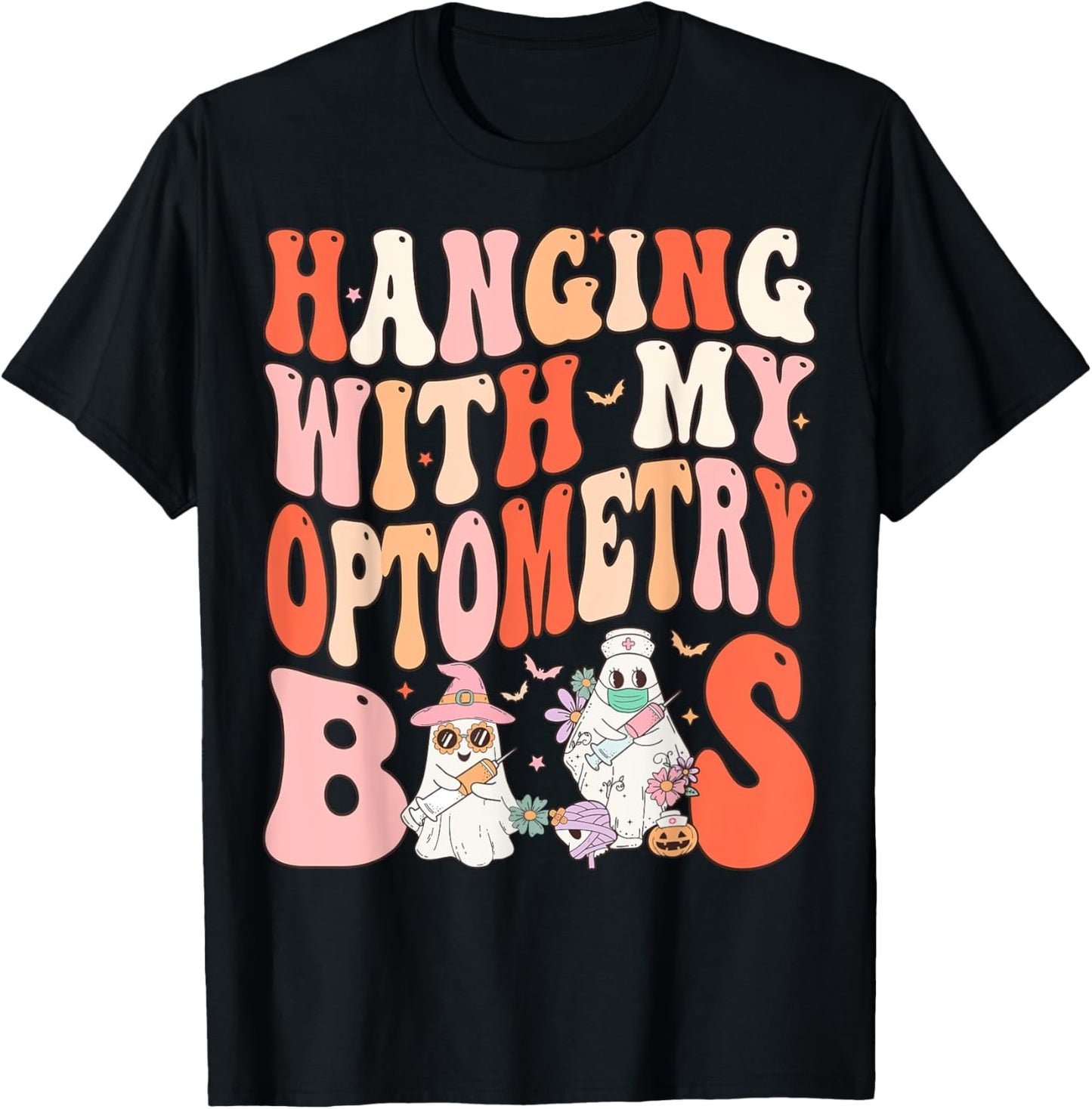 Funny Optometry Halloween Optometrist Eye Doctor T-Shirt - T-Shirt | Black