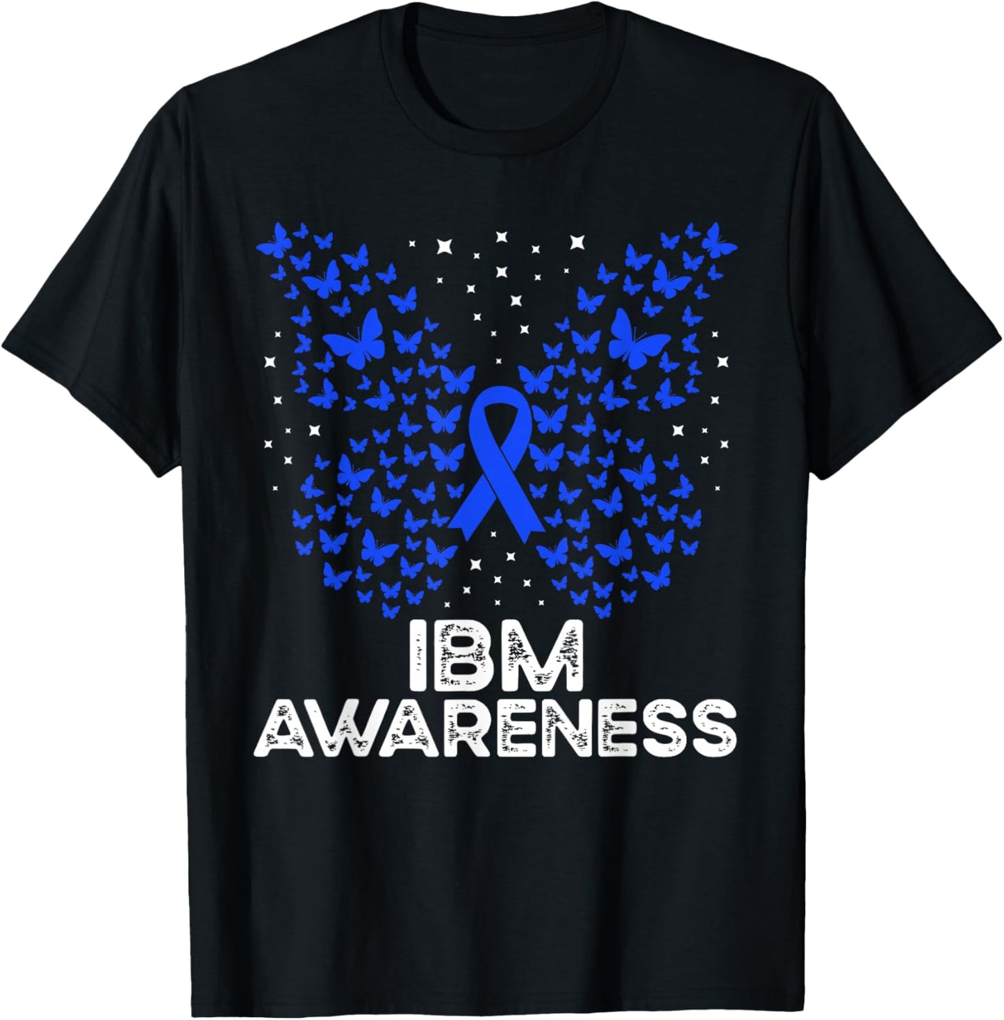 IBM Awareness IBM Butterfly T-Shirt - T-Shirt | Black