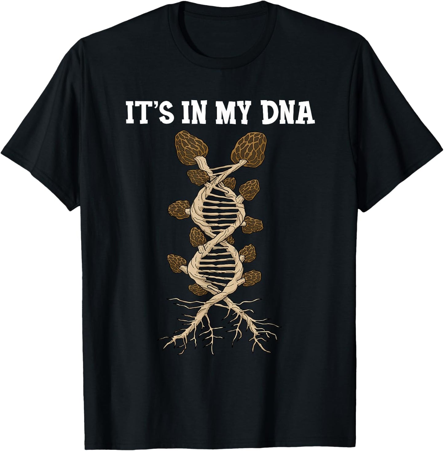 Morel Mushroom Shirt Morel Shirt Women Mushroom Hunter T-Shirt - T-Shirt | Black