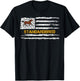 Vintage USA American Flag Standardbred Horse Riding Lover T-Shirt - T-Shirt | Black