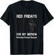 Red Friday Nephew Military / American Flag Deployed Family T-Shirt - T-Shirt | Black