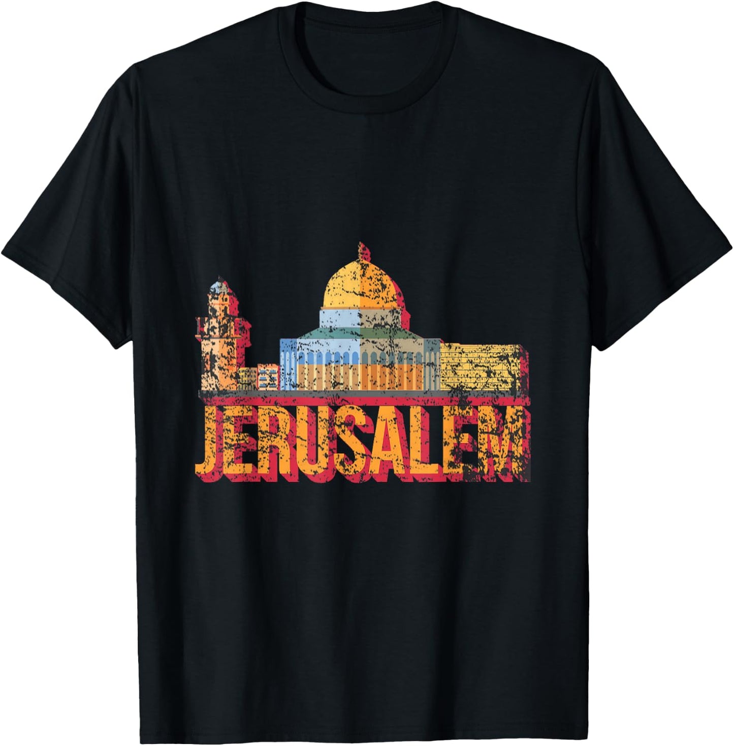 Jerusalem Israel T-Shirt - T-Shirt | Black