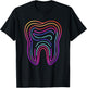 Dentist Retro Vintage Teeth Dental Hygienist Assistant Tooth T-Shirt - T-Shirt | Black