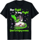 Her Fight Is My Fight Spinal Cord Injury Awareness T-Shirt - T-Shirt | Black