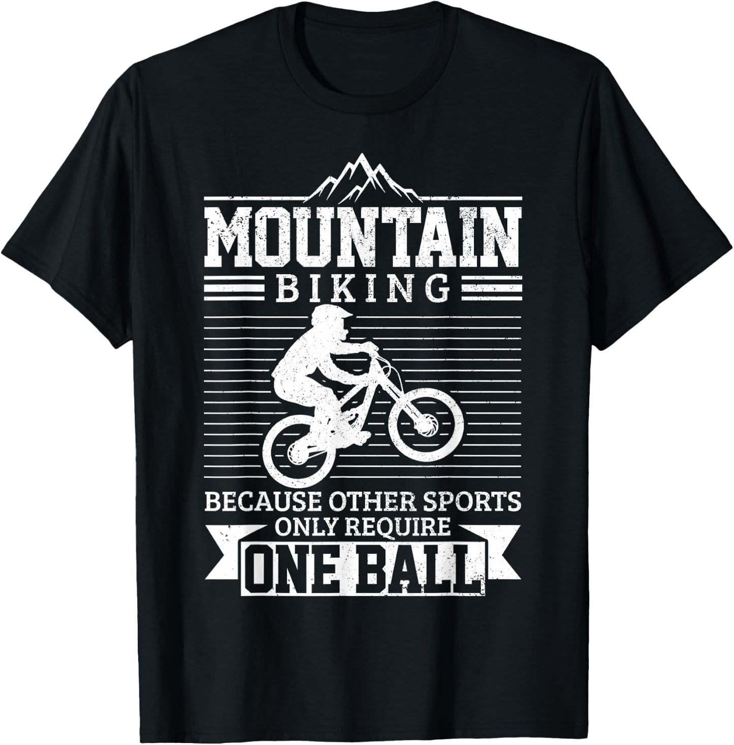 Mountain Bike MTB Downhill Freeride Mountain Biker Gift T-Shirt - T-Shirt | Black