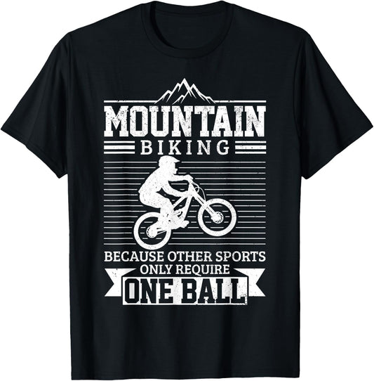 Mountain Bike MTB Downhill Freeride Mountain Biker Gift T-Shirt - T-Shirt | Black
