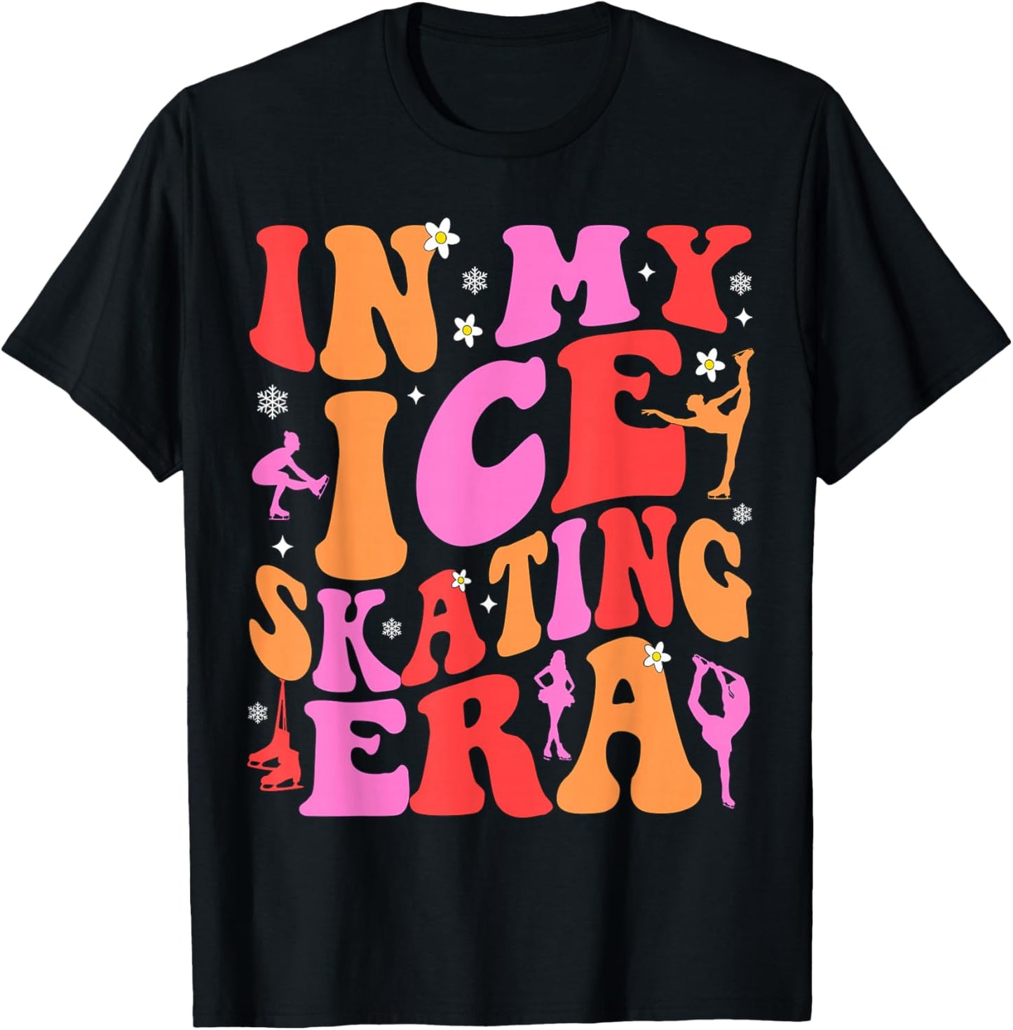 In My Ice Skating Era T-Shirt - T-Shirt | Black