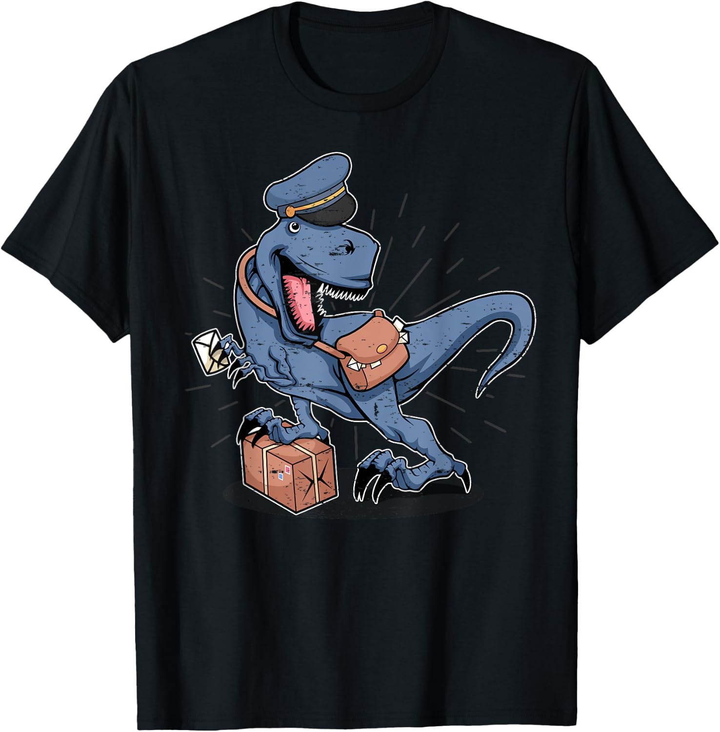 Postman Mailman Deliverer T-Shirt - T-Shirt | Black