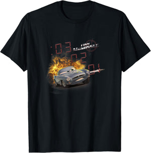 Disney Pixar Cars 2 Finn McMissile 03 02 01 Cool Explosion T-Shirt - T-Shirt | Black