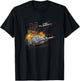Disney Pixar Cars 2 Finn McMissile 03 02 01 Cool Explosion T-Shirt - T-Shirt | Black