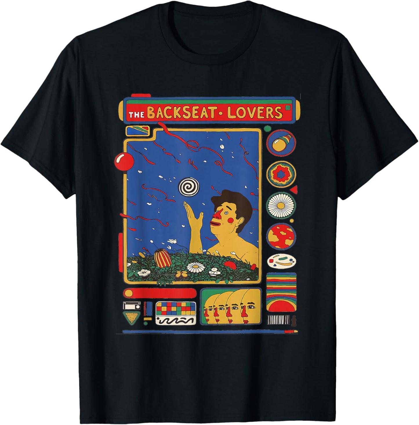 Retro The Backseat Lovers Waiting to Spill Love Music Lover T-Shirt - T-Shirt | Black