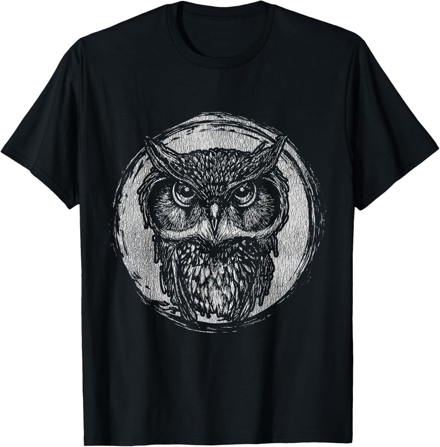 Wise Owl T-Shirt - T-Shirt | Black