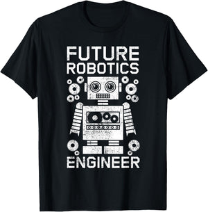 Robotics Student Engineer Robot Lover Science Roboticist T-Shirt - T-Shirt | Black