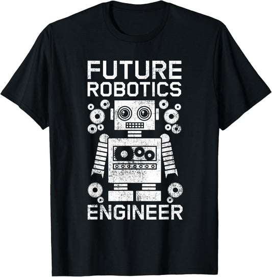 Robotics Student Engineer Robot Lover Science Roboticist T-Shirt - T-Shirt | Black