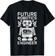 Robotics Student Engineer Robot Lover Science Roboticist T-Shirt - T-Shirt | Black