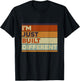 Retro Vintage I'm Just Built Different Distressed Awesome T-Shirt - T-Shirt | Black
