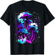 Cool Psychedelic Magic Shrooms Morel Portobello Mushrooms T-Shirt - T-Shirt | Black