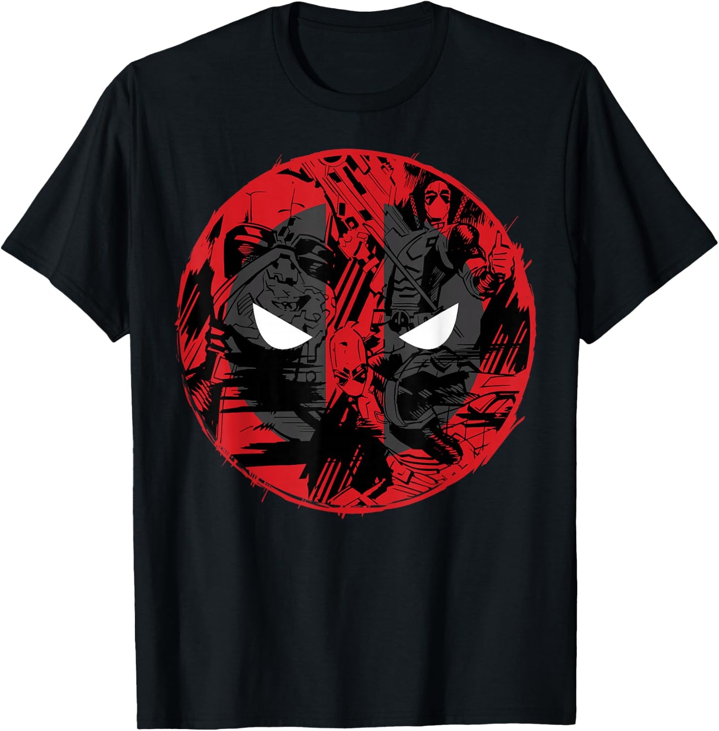 Marvel Deadpool Comic Logo Fill T-Shirt - T-Shirt | Black