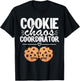 Cookie Chaos Coordinator Funny Scout Leader Cookie Dealer T-Shirt - T-Shirt | Black