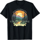 Yellowstone National Park Vacation Men Women Retro Vintage T-Shirt - T-Shirt | Black