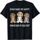 Foxhound Dogs Make Me Happy Humans Make My Head Hurt T-Shirt - T-Shirt | Black