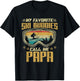 Skiing - My Favorite Ski Buddies Call Me Papa T-Shirt - T-Shirt | Black