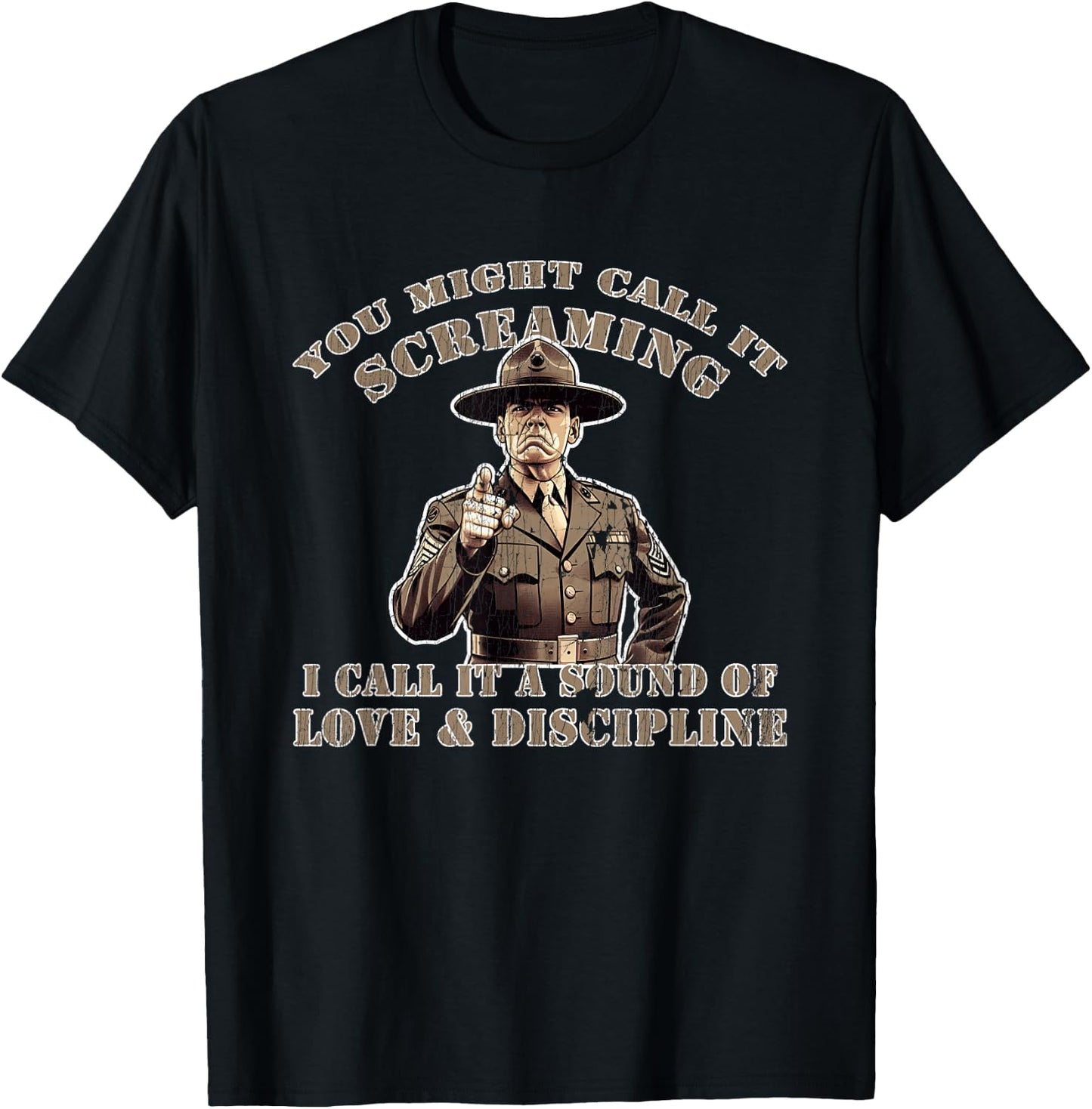 Drill Sergeant Military Drill Team Instructor Bootcamp Gifts T-Shirt - T-Shirt | Black