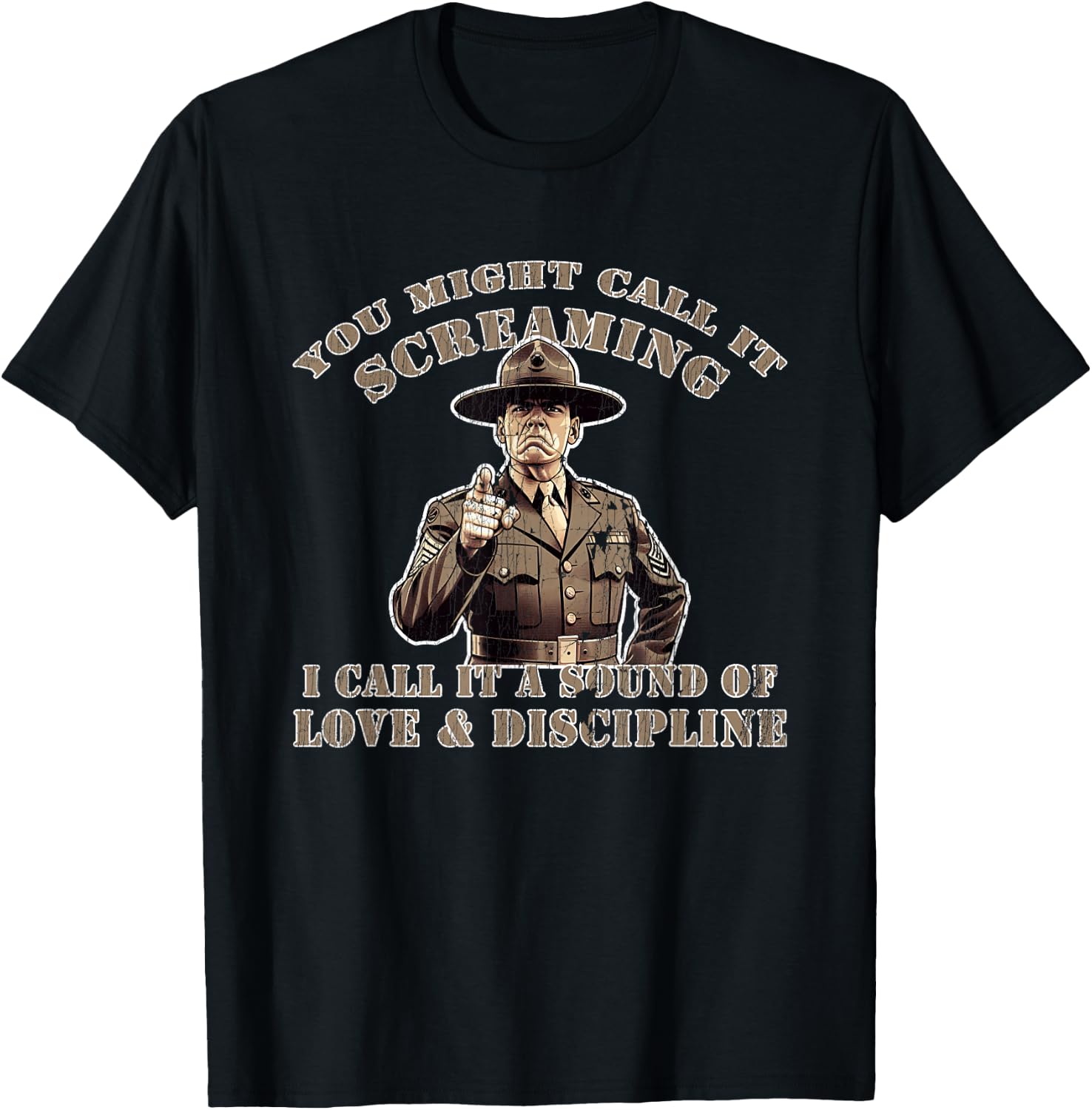 Drill Sergeant Military Drill Team Instructor Bootcamp Gifts T-Shirt - T-Shirt | Black