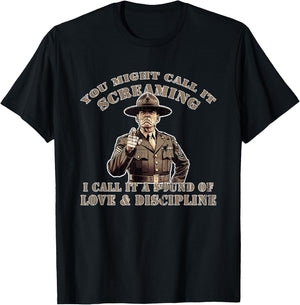Drill Sergeant Military Drill Team Instructor Bootcamp Gifts T-Shirt - T-Shirt | Black