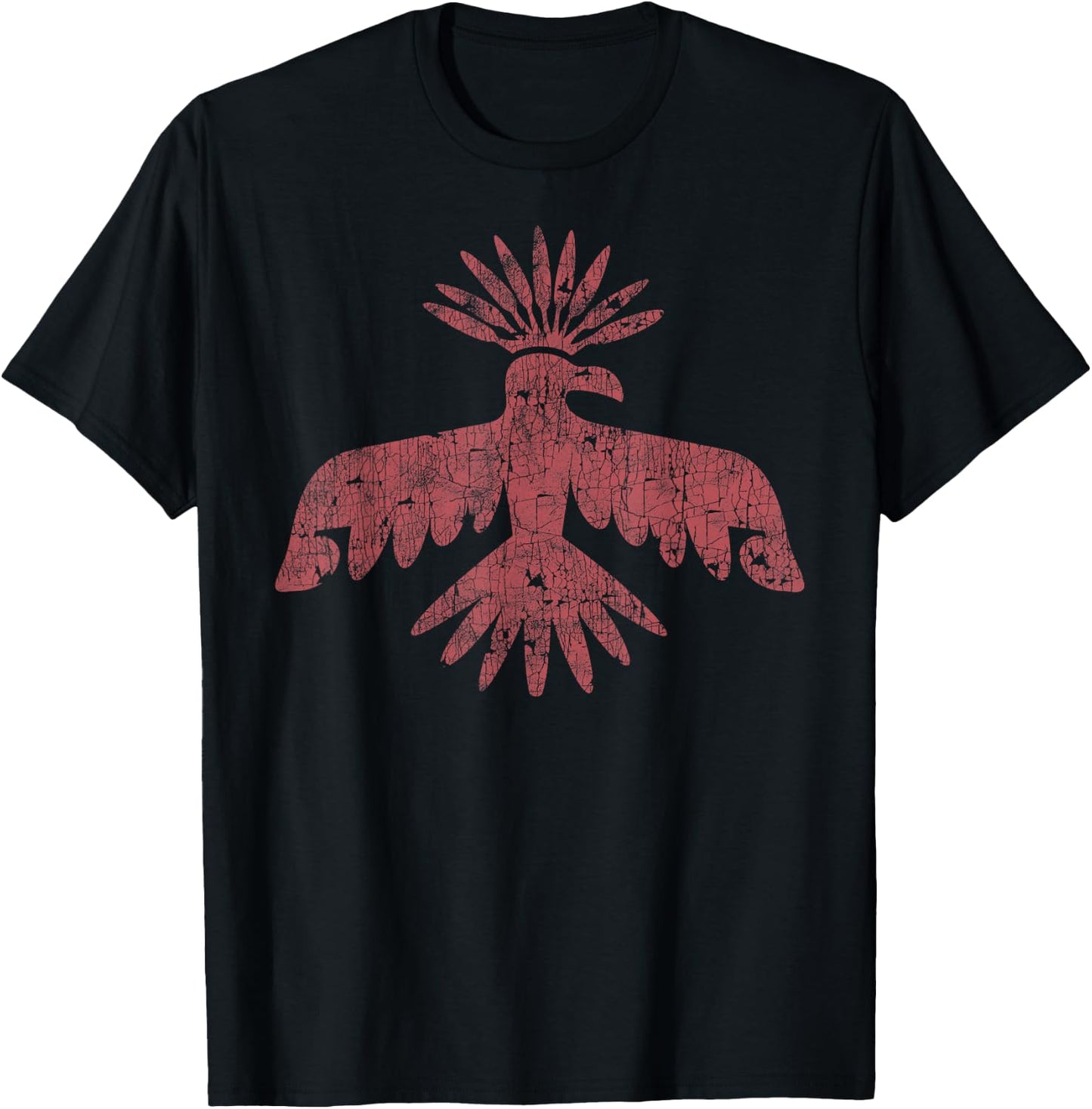 vintage Native American headdress Eagle T-Shirt - T-Shirt | Black
