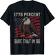 1776 Percent Sure That Im 96 Flag Usa July 4th Patriotic T-Shirt - T-Shirt | Black