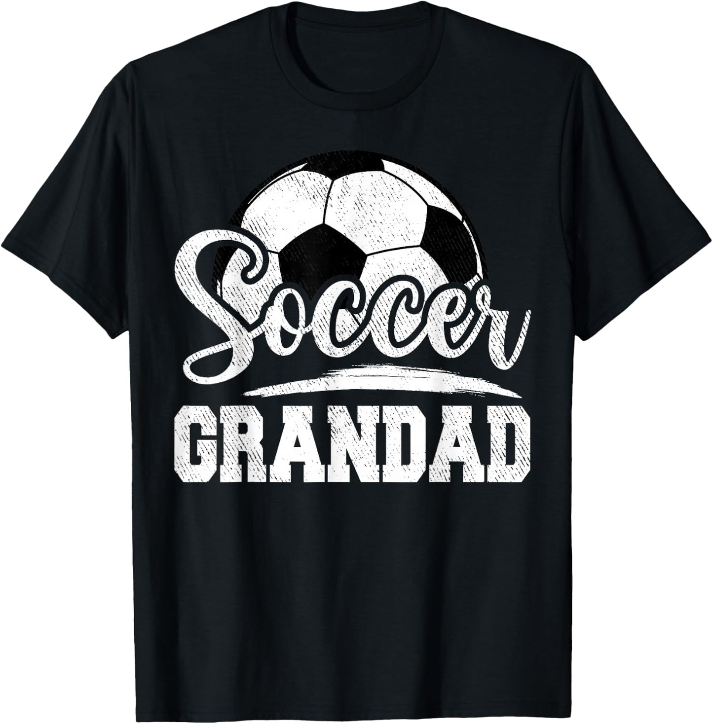 Soccer Grandad Soccer Player Game Day Father's Day T-Shirt - T-Shirt | Black