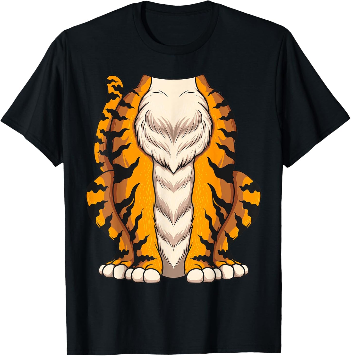 Cute Headless Tiger Costume Halloween | Funny Animal Gift T-Shirt - T-Shirt | Black