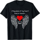 A Big Piece Of My Heart Is In Heaven And He Is My Son T-Shirt - T-Shirt | Black