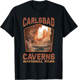 Carlsbad Caverns National Park New Mexico Nature Hike T-Shirt - T-Shirt | Black